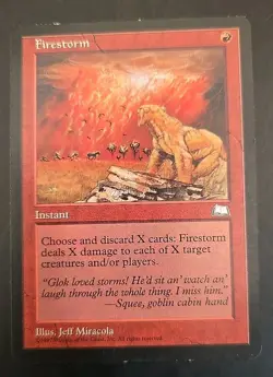 Firestorm Weatherlight MTG Regular Lightly Played - Image 1