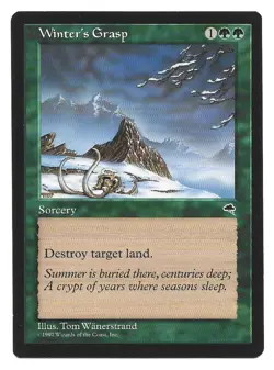 MTG: Tempest - Winter's Grasp - Uncommon - NM - Image 1
