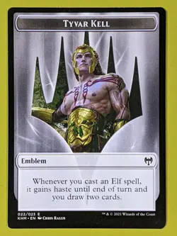 Emblem Token Tyvar Kell x1 Kaldheim 1x MTG Magic the Gathering - Image 1