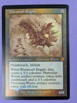 MTG Magic: The Brothers' War Retro Artifacts: Wurmcoil Engine Foil #6/6 - NM - Image 1