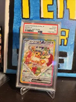 2024 Pokemon Japanese SV8a Terastal Festival Eevee Ex 224 SAR PSA 10 - Image 1