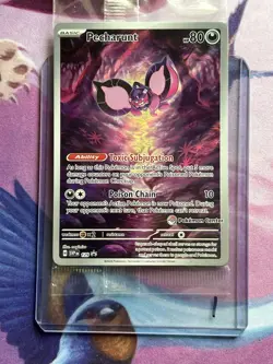 Sealed Pokemon Center Stamped Pecharunt Black Star Promo #129 Shrouded Fable ETB - Image 3