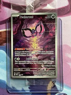 Sealed Pokemon Center Stamped Pecharunt Black Star Promo #129 Shrouded Fable ETB - Image 5
