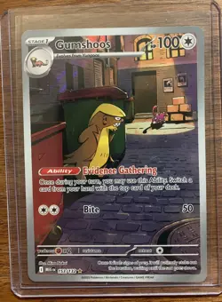 Pokemon Mega Evolution Gumshoos 153/132 Illustration Rare - Image 1