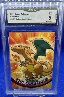 1999 Topps Pokemon TV Animation Edition Charizard #6 - Image 1