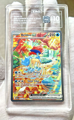 2025 Pokemon English White Flare - Keldeo ex 167/086 SIR - TAG 10 - PSA CGC - Image 2