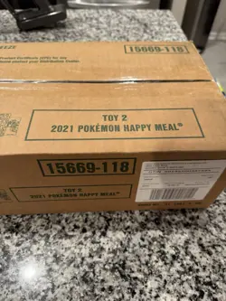 2021 McDonalds Pokemon TCG 25th Anniversary Toy 2 CASE of 150 Sealed Packs - Image 2
