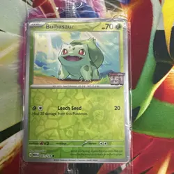 Pokemon TCG Bulbasaur 001/165 Best Buy Exclusive Promo Sealed NM - Image 1