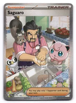 Saguaro NM SIR 270/193 Sv02: Paldea Evolved Pokemon TCG Holo - Image 1