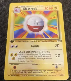 1999 Pokemon Electrode 1st Edition Non Holo Jungle 18/64 (Pack Fresh - MINT ) - Image 1