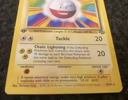 1999 Pokemon Electrode 1st Edition Non Holo Jungle 18/64 (Pack Fresh - MINT ) - Image 3