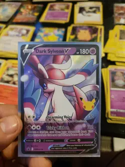 Dark Sylveon V SWSH134 Celebrations Black Star Promo NM Pokemon (#1) - Image 1