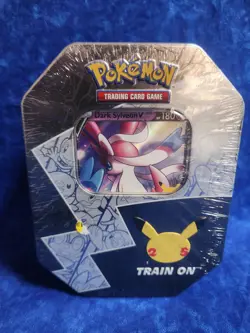 Pokemon 25th Anniversary Celebrations Tin Set: Lance's Charizard & Dark Sylveon - Image 2