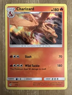 Pokemon TCG Charizard Detective Pikachu 5/18 Holo Holo Rare VLP - Image 1