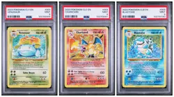PSA 9 MINT Classic Collection Lot Venusaur Charizard Blastoise Pokemon TCG 2023 - Image 1