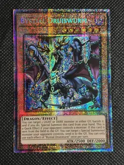YuGiOh! - Bystial Druiswurm MP25-EN044 2025 Starlight Rare 1st Edition Near Mint - Image 1