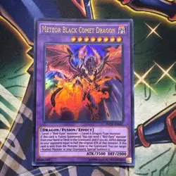 Yugioh! Meteor Black Comet Dragon INOV-EN041 Ultra Rare Unlimited NM - Image 1