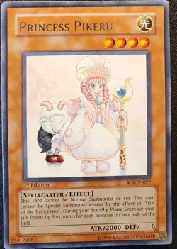Yu-Gi-Oh! Princess Pikeru - SOI-EN027 - Shadow of Infinity 1st Edition NM Rare - Image 1