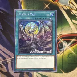 Yugioh! Silver's Cry LCKC-EN034 Secret Rare 1st Edition NM - Image 1
