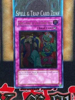 Yugioh Goblin Out Of The Frying Pan SOI-EN059 Ultimate Rare 1st Ed NM - Image 1