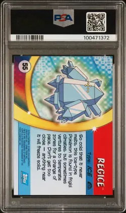 REGICE - TOPPS - ADVANCED CHALLENGE - PSA 9 - POKEMON CARD - 2004 - Image 2