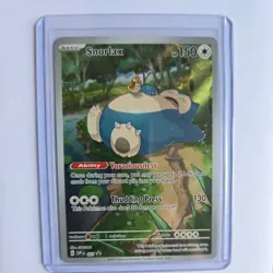Pokemon Card Snorlax SVP EN 051 Scarlet & Violet 151 Promo Holo NM - Image 1