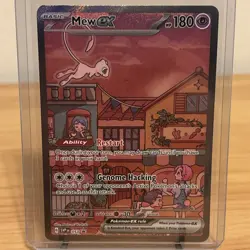 Mew EX SVP 053 Scarlet & Violet Black Star Promo Holo TCG Pokemon Trading Card - Image 1