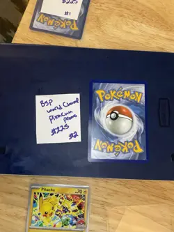 Pokemon Pikachu TCG Promo Card SVP 225 2025 World Championships - Image 2