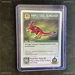 MapleStory iTCG Set 2: OMG! Bosses MAPLE SOUL SEARCHER #11/60 RARE Item Card NM - Image 1
