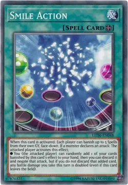 Smile Action LED6-EN058 Legendary Duelists Magical Hero Unlimited Yugioh Card NM - Image 1