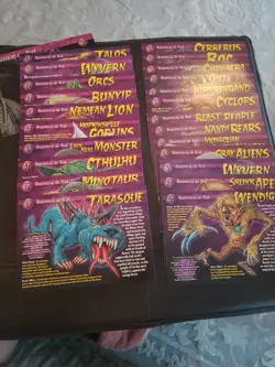 VINTAGE WEIRD 'N WILD CREATURES Large Trading Card Lot 200+ NOT COMPLETE Read - Image 4