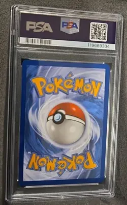 POKEMON CARD TYRANITAR 135 TRIPLE WHAMMY TIN PROMO #135 PAL EN GRADED PSA 9 MINT - Image 3