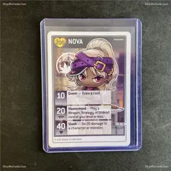 Maplestory iTCG Set 2 - NOVA 7/60 Rare Character Card - OMG Bosses NM - Image 1