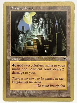 Ancient Tomb MP 1999 Mark Le Pine (TMP) World Championship Deck MTG Regular - Image 1