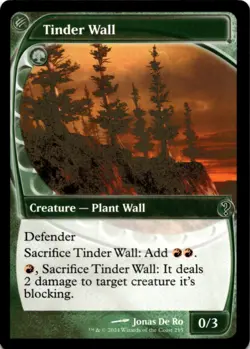 MTG Tinder Wall (Future Sight) Normal NM Mystery Booster 2 Magic 215 - Image 1