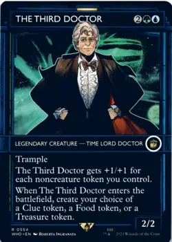 MTG The Third Doctor (Showcase) Normal NM Universes Beyond: Doctor Who Magic 554 - Image 1