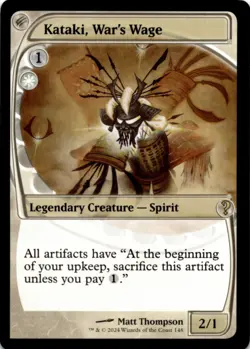 MTG Kataki, War's Wage (Future Sight) Normal NM Mystery Booster 2 Magic 148 - Image 1