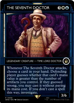 MTG The Seventh Doctor (Showcase) Normal NM Universes Beyond: Doctor Who Magic 5 - Image 1