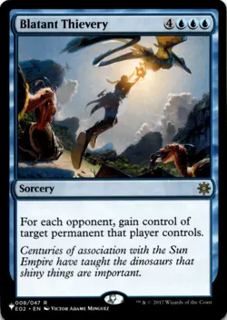 MTG Blatant Thievery Normal NM The List Reprints Magic 008/047 - Image 1