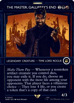 MTG The Master, Gallifrey's End (Showcase) Normal NM Doctor Who - Image 1