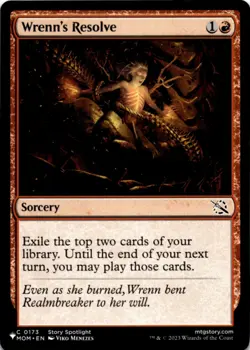 MTG Wrenn's Resolve Normal NM The List Reprints Magic 0173 - Image 1