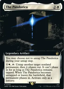 MTG The Pandorica (Extended Art) Normal NM Universes Beyond: Doctor Who Magic 34 - Image 1