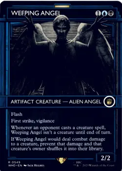 MTG Weeping Angel (Showcase) Normal NM Universes Beyond: Doctor Who Magic 549 - Image 1