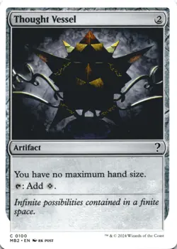 MTG Thought Vessel (White Border) Normal NM Mystery Booster 2 Magic 100 - Image 1