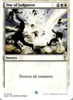 MTG Day of Judgment (White Border) Normal NM Mystery Booster 2 Magic 8 - Image 1