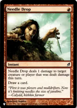 MTG Needle Drop Normal NM The List Reprints Magic 186/301 - Image 1