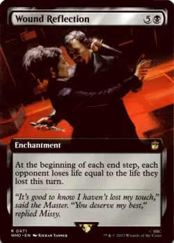 MTG Wound Reflection (Extended Art) Normal NM Universes Beyond: Doctor Who Magic - Image 1