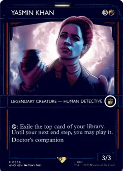 MTG Yasmin Khan (Showcase) Normal NM Universes Beyond: Doctor Who Magic 539 - Image 1