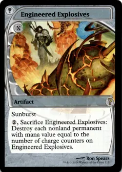 MTG Engineered Explosives (Future Sight) Normal NM Mystery Booster 2 Magic 218 - Image 1