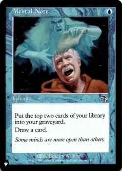MTG Mental Note Normal NM The List Reprints Magic 46/143 - Image 1